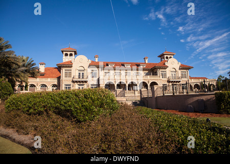 À Sawgrass PTC clubhouse est représenté à Ponte Vedra Beach, Floride Banque D'Images