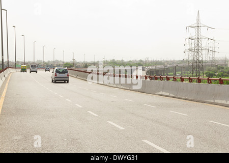 L'autopont de l'autoroute indienne Banque D'Images