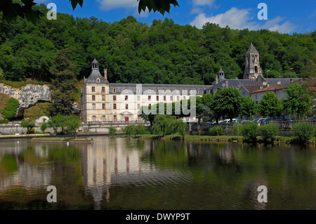 Abbaye Saint-Pierre de Brantôme, Brantome Banque D'Images