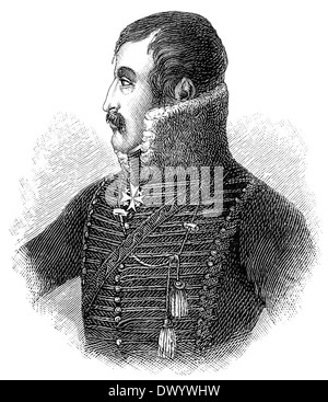 Ferdinand Baptista von Schill, 1776 - 1809, un officier prussien, La Guerre de la Cinquième Coalition ou guerre franco-autrichienne de 1809 Banque D'Images