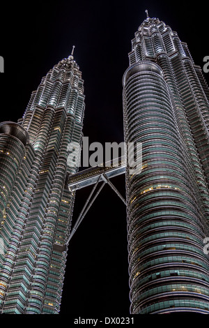 Les Tours Petronas, le Centre de Kuala Lumpur Banque D'Images