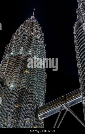 Les Tours Petronas, le Centre de Kuala Lumpur Banque D'Images