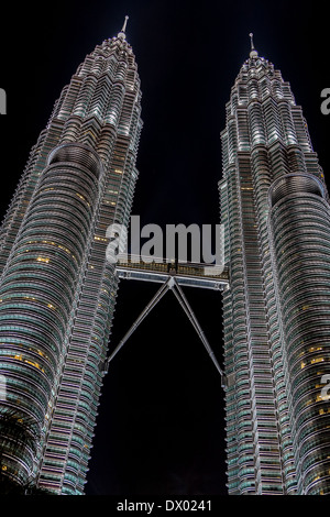 Les Tours Petronas, le Centre de Kuala Lumpur Banque D'Images