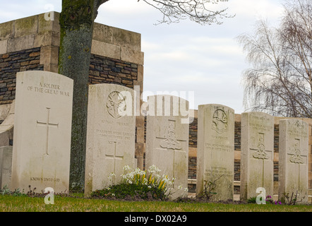New British Cemetery in Flanders fields, Belgique Banque D'Images