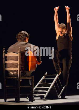 'Trasmín» effectuée par Manuel Liñan Belén Maya de la société au cours de la London 2014 Festival Flamenco Banque D'Images