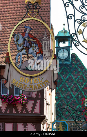 L'affichage classique à Colmar, France Banque D'Images