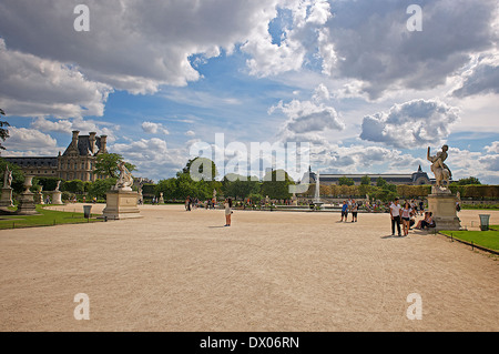 Jardin des Tuileries à Paris, France Banque D'Images