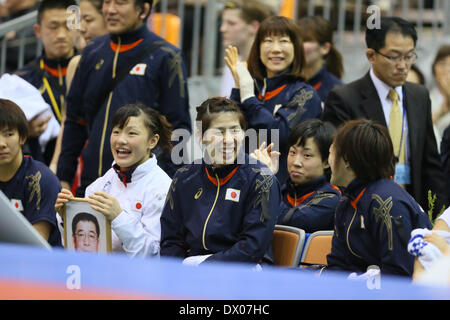 Gymnase Azusawa, Tokyo, Japon. Mar 15, 2014. Saori Yoshida (JPN), le 15 mars 2014 - Lutte : la lutte féminine 2014 Coupe du Monde - Session 2 au gymnase Azusawa, Tokyo, Japon. Credit : YUTAKA/AFLO SPORT/Alamy Live News Banque D'Images