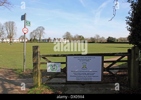 Dame Neville Recreation Ground and Banstead, Surrey, Angleterre. Banque D'Images