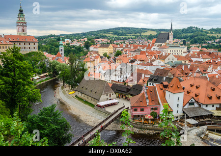 Cesky Krumlov, République Tchèque Banque D'Images