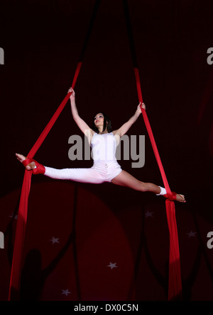 Les artistes de cirque Banque D'Images