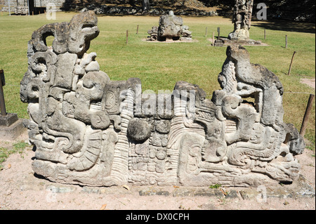 Les ruines Maya de Copan au Honduras Banque D'Images