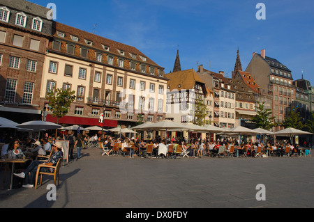 Place Kleber, Strasbourg Banque D'Images