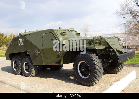 BTR-152 soviétique blindé à roues Banque D'Images