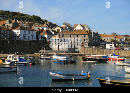 Port Mousehole Cornwall England UK Banque D'Images