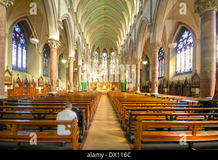 Intérieur de l'église Saint John's à Dublin, Irlande Banque D'Images