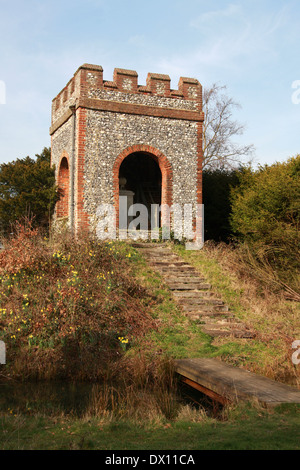 Le capitaine James Cook Memorial, la Vache, Beaconsfield, dans le Buckinghamshire. Banque D'Images