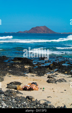 Bristol beach, Corralejo, Fuerteventura, Canary Islands, Spain, Europe Banque D'Images