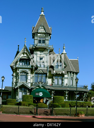 Carson Mansion Eureka, Californie Banque D'Images