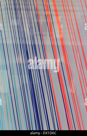 L'éclairage au néon de bandes Arc-en-ciel Banque D'Images