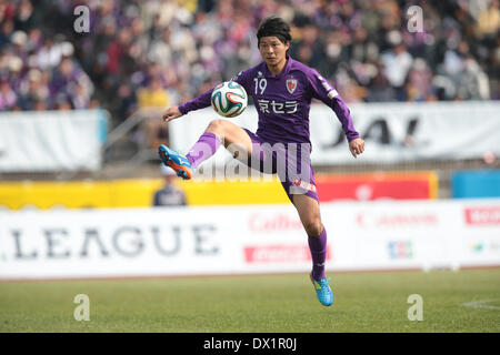 Kyoto, Japon. © Aflo Co.,Ltd 16 Mar, 2014. Daiki Tamori (Sanga) Football/soccer : 2014 J.League Division 2 match entre Kyoto Sanga F.C. 0-0 SC Tochigi au stade Nishikyogoku Stadium à Kyoto, au Japon. Credit : AFLO Co. Ltd ./Alamy Live News Banque D'Images