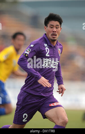 Kyoto, Japon. © Aflo Co.,Ltd 16 Mar, 2014. Ryusuke Sakai (Sanga) Football/soccer : 2014 J.League Division 2 match entre Kyoto Sanga F.C. 0-0 SC Tochigi au stade Nishikyogoku Stadium à Kyoto, au Japon. Credit : AFLO Co. Ltd ./Alamy Live News Banque D'Images