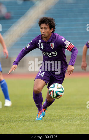 Kyoto, Japon. © Aflo Co.,Ltd 16 Mar, 2014. Koji Yamase (Sanga) Football/soccer : 2014 J.League Division 2 match entre Kyoto Sanga F.C. 0-0 SC Tochigi au stade Nishikyogoku Stadium à Kyoto, au Japon. Credit : AFLO Co. Ltd ./Alamy Live News Banque D'Images