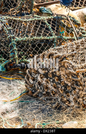 Panier de pêche, UK Banque D'Images