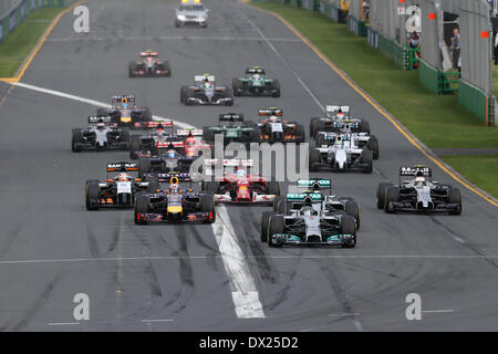 Melbourne, Australie. 16 mars 2014. xxxxxxxxxx - Championnat du Monde de Formule1 2014 - Round 01 à Melbourne Albert Park, Melbourne, Australie, le dimanche 16 mars 2014 : dpa Crédit photo alliance/Alamy Live News Banque D'Images