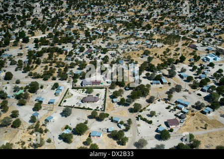 Vues aériennes de de Maun . Le meilleur moment pour visiter le delta dépend de ce que vous voulez voir . Si vous êtes à la recherche sont grandes Banque D'Images
