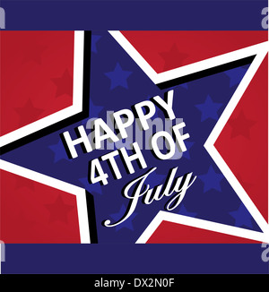 Happy 4 Juillet Banque D'Images