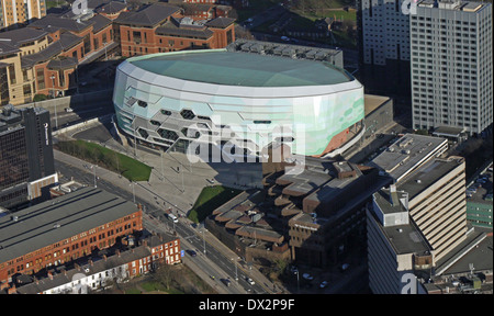 Vue aérienne de l'auditorium Leeds Arena Banque D'Images