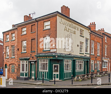 Bras de bijoutiers pub dans le quartier des bijoutiers Birmingham UK Banque D'Images