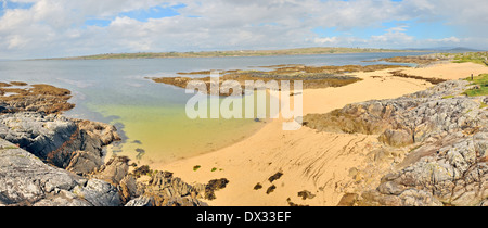 Panorama du paysage de l'Irlande dans l'heure d'été Banque D'Images