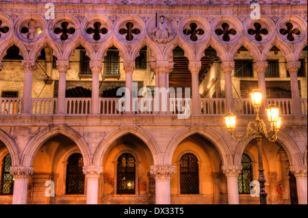 Duks palace sur st. Place Saint-Marc à Venise Italie Banque D'Images