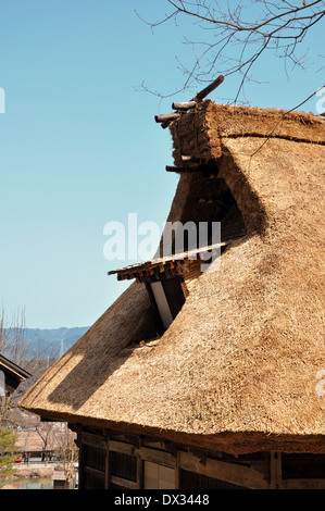 Vieille maison à Hida Folk Village (Hida no Sato) - Takayama, Japon Banque D'Images