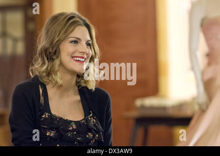 Madrid, Espagne. Mar 17, 2014. Actrice Espagnole AMAIA SALAMANCA, qui est enceinte de 8 mois, au cours de la présentation du téléviseur série 'Galeries' velours à Madrid. © Oscar Gonzalez/NurPhoto ZUMAPRESS.com/Alamy/Live News Banque D'Images