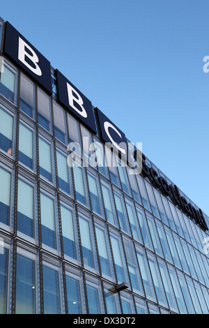 La BBC Scotland building à Glasgow, en Écosse. Banque D'Images