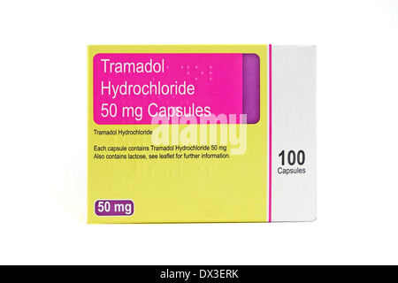 Tramadol hydrochloride 50mg capsules Banque D'Images