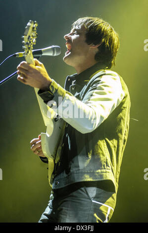 Brighton, UK. Mar 17, 2014. Franz Ferdinand joue le Brighton Dome le 17/03/2014 à Brighton Dome, Brighton. Les personnes sur la photo : Nicholas McCarthy. Credit : Julie Edwards/Alamy Live News Banque D'Images