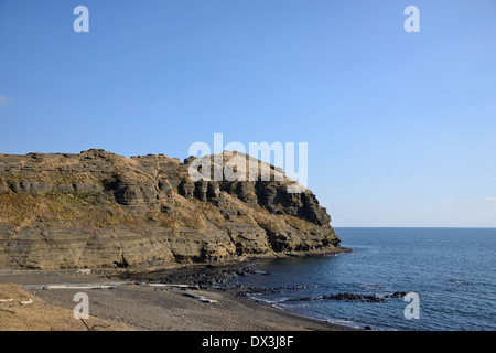 Tête Drangon Seashore (YongMeori) dans l'île de Jeju. Banque D'Images