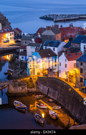 Staithes Harbour, North Yorkshire. Banque D'Images