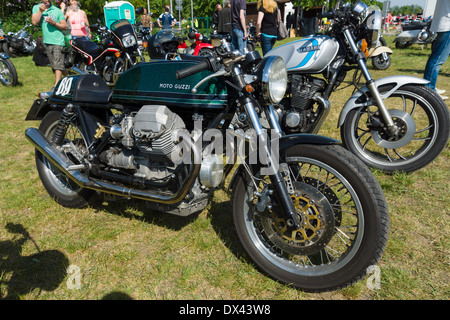 Moto italienne Moto Guzzi Banque D'Images