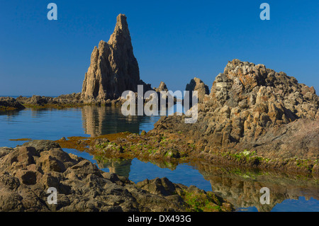 Arrecife de las Sirenas, Cabo de Gata Banque D'Images