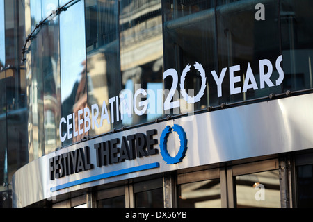 Le Festival de théâtre dans l'affaire Nicholson Street, Édimbourg Banque D'Images