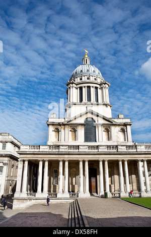 La célèbre Old Royal Naval College à Maritime Greenwich, London, UK. Banque D'Images