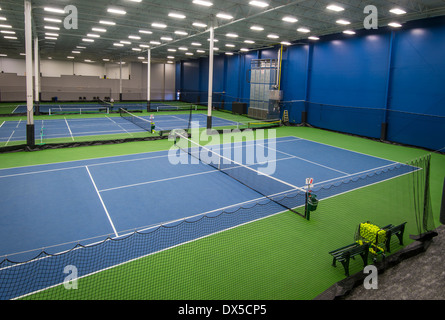 Cours de Tennis Banque D'Images