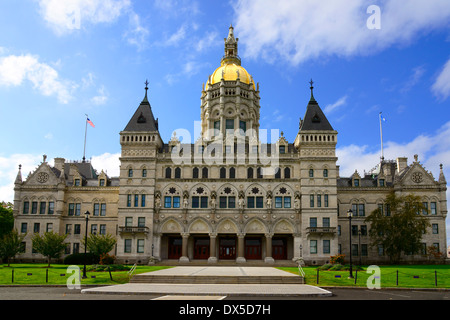 State Capitol Building Statehouse Hartford Connecticut CT Capital James G. Batterson et Richard M. Upjohn architectes Banque D'Images