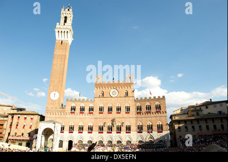 Le Palio Sienne 2011- La Giraffa cresce Banque D'Images