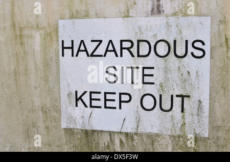 De détresse d'un bâtiment désaffecté et locaux en mauvais état. Banque D'Images